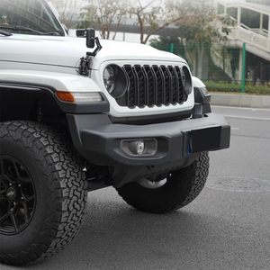 Front Grille Rooster Grillbescherming voor Jeep Wrangler JL 18-24 ABS Mat Zwart 20e Verjaardag Stijl - Product Image 5