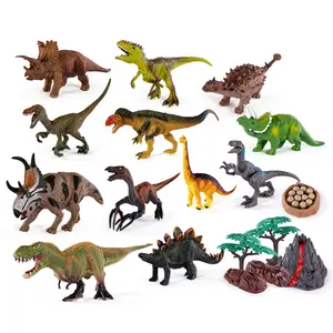 大きな恐竜のおもちゃゴムティラノサウルスモデルシミュレーション動物セット子供のおもちゃ恐竜のおもちゃ