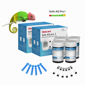 Appareil de test diabétique Sinocare, glucomètre, moniteur de glycémie, glucomètre, 50 bandelettes de test de glycémie - Product Image 5