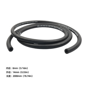 Manguera para línea de combustible Sae J30r7, 8 mm de diámetro interior, 14 mm de diámetro exterior, 2000 mm de longitud, para uso automotriz y en motocicletas - Product Image 1
