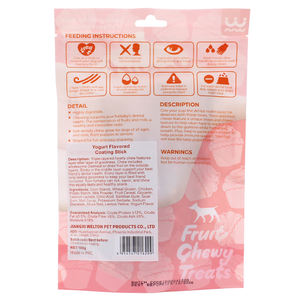 Recién llegado, sabor a yogur, Etiqueta Privada, golosinas para masticar perros, palo de revestimiento, masticar perros con sabrosos ingredientes saludables para alimentos para mascotas, aperitivos - Product Image 6