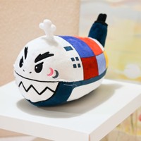 Jouet en peluche bateau personnalisé en usine |   Peluche navire douce et rembourrée avec broderie, faible MOQ disponible, broderie pour cadeau de fan