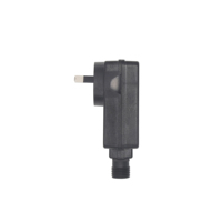 Adaptateur d'alimentation transformateur 12V en matériau PC certifié ROHS avec garantie de 2 ans pour les produits électroniques, sortie CC