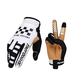 Özel yaz motosiklet bisiklet eldiveni motokros kir bisiklet yarış eldivenler BMX MTB <span class=keywords><strong>DH</strong></span> motosiklet sürme tam parmak eldiven - Product Image 2