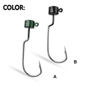 5 piezas de anzuelos de pesca <span class=keywords><strong>con</strong></span> cabeza de jig Ned Rig de 3.5g, 5g, 7g, <span class=keywords><strong>con</strong></span> púas, para lubina, <span class=keywords><strong>trucha</strong></span>, señuelos de gusano, pesca en agua salada y dulce, aparejos de pesca - Product Image 3