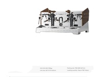 Machine à expresso semi-automatique portable électrique à double chaudière en acier inoxydable 9 bars stable pour hôtels et commerces de la marque Chain Coffee