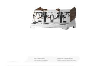 เครื่องชงกาแฟเอส<span class=keywords><strong>เพรส</strong></span>โซแบบกึ่งอัตโนมัติ ยี่ห้อ Chain Coffee รุ่น Commercial Restaurant แบบพกพา ใช้ไฟฟ้า หม้อต้มคู่ แรงดันคงที่ 9 บาร์ E61 - Product Image 1