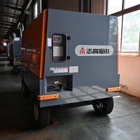Compresseur d'air silencieux, écologique, refroidi par eau, lubrifié au diesel ZEGA 141SCY-12-15, moteur 17/15 M/min, portable