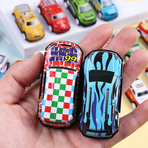 Coche de Juguete de Metal Fundido a Presión, Miniatura, de Fricción, para Coleccionar, Decoración de Escritorio, Estilo de Dibujos Animados, para Niños - Product Image 2