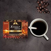Café noir instantané aux herbes sans sucre X Power Direct pour hommes, goût amer, poudre énergisante en boîte, vente en gros