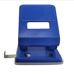 Custom Blauw Metalen 2 3 4 6 Perforator Voor Papier In Voorraad