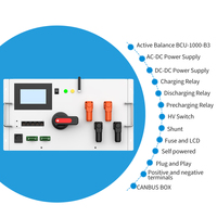 Batería de Almacenamiento de Energía Eléctrica de 200A, Caja de Alto Voltaje con BMS de Balance Activo para Sistema de Almacenamiento de Energía Solar en Contenedores