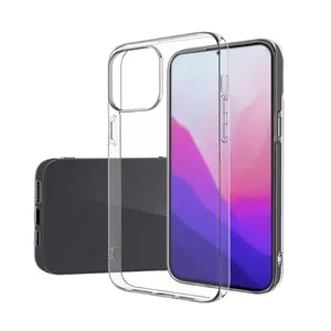 Clear cell Phone Case For iPhone 16 15 14 13 12 11Pro Max Transparent TPU phone cases for all types of phone