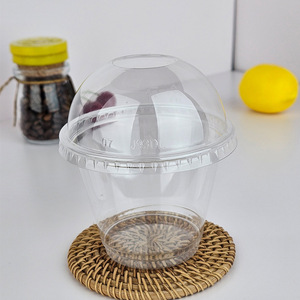 Coppette per Gelato in PET Biodegradabile da 280ml (8oz) con Coperchio, Certificato Vegano, Ecologico, per Caffè e Dessert - Product Image 2