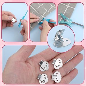 Ymapinc Clips Metálicos Decorativos Plateados para Zapatos de Mujer, Lazos para Zapatos, Adornos DIY para Calzado - Product Image 5