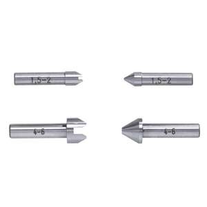 HELIOS PREISSER - 0870905 <b>Thread</b> flank inserts for external measuring metric ISO 60° MICROMETERS AND DIAL <b>GAUGES</b> - Product Image 1
