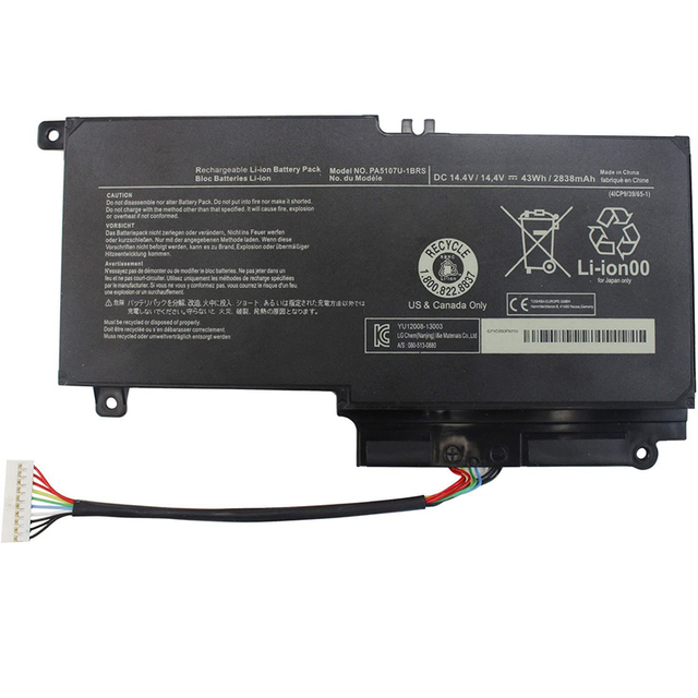 Laptop Battery PA5107U-1BRS Compatible for Toshiba Satellite L50 L50-A L55 L55t P50 P55t-A5116 S55-A5295 PC Notebook
