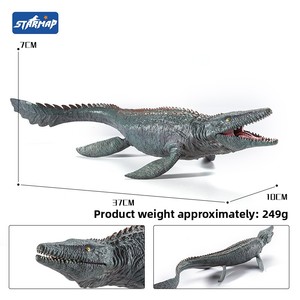 Jurassic solido Mosasaurus PVC versione giocattolo ombra subacquea dinosauro modello ornamenti stesso stile dei personaggi congelati - Product Image 5
