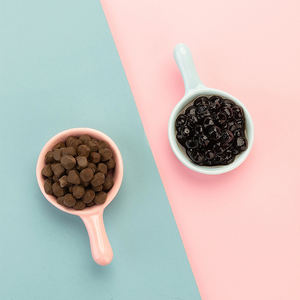 Venta al por mayor caliente té de burbujas ingredientes negro blanco ámbar marrón azúcar tapioca perlas en bolsa embalaje - Product Image 5