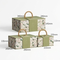 Boîte cadeau personnalisée en carton gris avec poignée, fermeture magnétique, doublure en mousse, OEM/ODM disponible, options d'impression UV et de marquage à chaud du logo