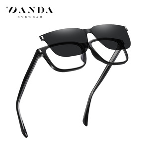 Lunettes de soleil polarisées magnétiques Vanda CG7201, monture intégrale rectangulaire, anti-lumière bleue, UV400, pour hommes, protection des yeux pour la conduite en extérieur - Product Image 5