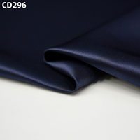 100 soie Satin tissu 30MM lourd doux fournissant Stable bleu marine lumière teinture naturel Vietnam AODAI matériaux pour mariage