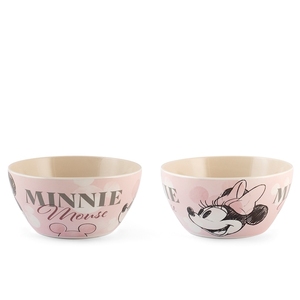 Bol Minnie Mouse pour enfants 590cc, design rose, pour repas des enfants - Product Image 1