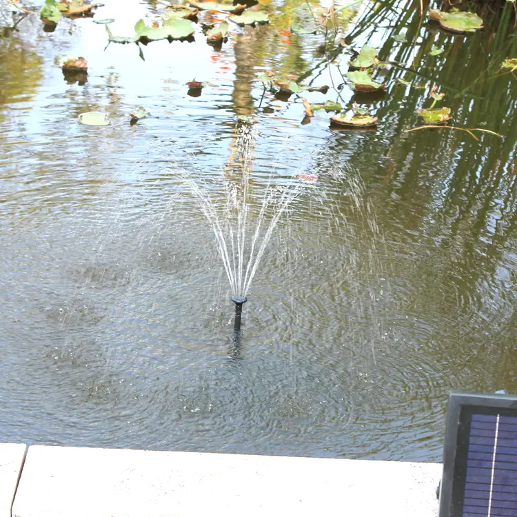 Hotsell piscina de la bomba de agua de plantas de jardín riego Kit de energía Solar fuente de Soar de la bomba