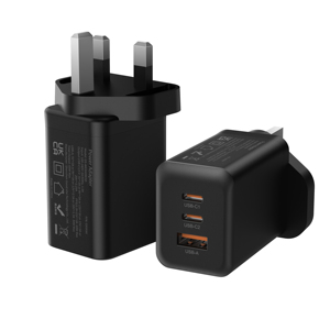 Caricabatterie Rapido ad Alta Tensione con Tecnologia GaN PD65W, 2 Porte C e 1 Porta A, Scelta Preferita per la Ricarica Rapida degli Smartphone - Product Image 2