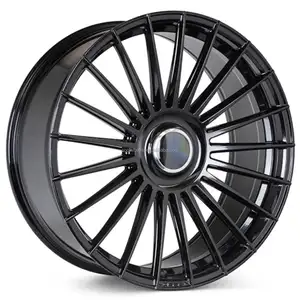 Bku racing 5x114.3 wheels 18 19 20 21 22 inch Polished spokes forged alloy wheels rims for tesla wheels model Y X Lexus infiniti