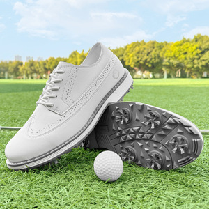 <span class=keywords><strong>Chaussures</strong></span> <span class=keywords><strong>de</strong></span> <span class=keywords><strong>golf</strong></span> souples <span class=keywords><strong>de</strong></span> construction <span class=keywords><strong>de</strong></span> coussin <span class=keywords><strong>de</strong></span> stabilité légères à la mode bon marché OEM personnalisées en usine - Product Image 3