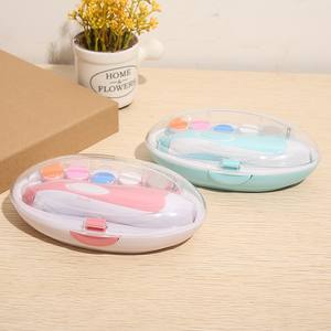 Lima de Uñas para Bebés, Set de Cuidado de Uñas para Niños Pequeños, Tijeras para Uñas Azules, Seguras para Niños y Niñas, No Dañan las Manos del Bebé LM LM25075 - Product Image 5