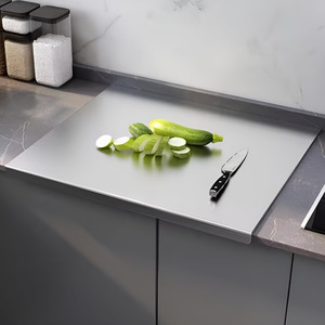 Stainless Steel Cutting Board Rectangle 1.5MM2MM Thickened Antibacterial Kitchen Chopping <b>Block</b> Dishwasher Safe - Product Image 1
