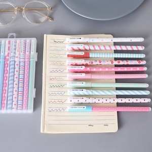 Stylos gel multicolores très bon marché 0,38 mm, mignons, pour étudiants, dessin animé, 10 pièces/ensemble, papeterie <span class=keywords><strong>kawaii</strong></span>, fournitures scolaires - Product Image 2