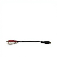 Câble d'extension audio double RCA mâle vers RCA femelle, adaptateur répartiteur RCA pour home cinéma, amplificateur, haut-parleur