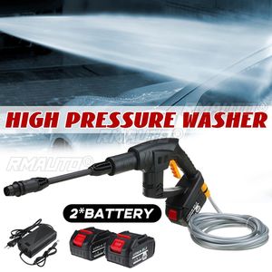 Nettoyeur haute pression 288VF pour voiture, 2 batteries, sans fil, portable, avec buse de pression, machine de nettoyage et d'arrosage, prise EU - Product Image 1