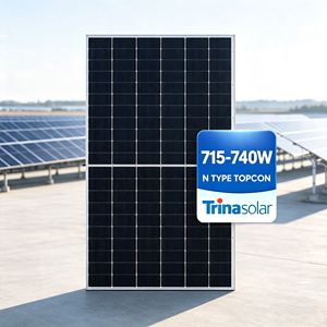 ขายส่งแผงโซลาร์เซลล์ราคาถูก มีสินค้าในสต็อก ราคาดีที่สุด 710w 720w 730w 740w แผงโซลาร์เซลล์แบบสองหน้าคุณภาพสูง - Product Image 1