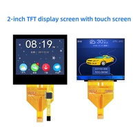 Layar LCD TFT Resolusi 320x240 2 Inci dengan Antarmuka 10PIN SPI 4 Jalur, Panel Layar Sentuh 4 Jalur Opsional, Modul LCD