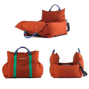 Multifunktions-Hunde autos itz Reise Hunde bett mit sicherem Gürtel und Hunde leine; Wasserdichter Resist Pet <span class=keywords><strong>Carrier</strong></span> mit individuellem Logo - Product Image 3