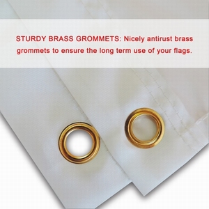 Bán Sỉ Cờ Trắng In Logo Tùy Chỉnh Cờ Trắng 100% Polyester In Lụa Quảng Cáo Thiết Kế Của Bạn Cầm Tay Với Cột Cờ Biểu Ngữ <span class=keywords><strong>Mini</strong></span> - Product Image 6