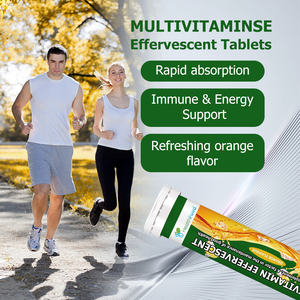 Tabletas efervescentes multivitamínicas en oferta con vitamina C que ayudan a apoyar la salud de los músculos y los huesos, y fortalecer el sistema inmunológico y la energía. - Product Image 6