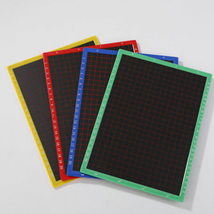 Tableau noir double face en MDF X418 pour enfants, petit format, avec logo personnalisé, idéal pour le dessin scolaire, prix abordable - Product Image 3
