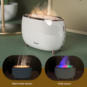 Humidificateur d'air à flamme 200 ml, diffuseur ultrasonique d'huiles essentielles pour la maison, lumière nocturne à flamme chaude - Product Image 5