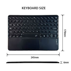 คีย์บอร์ดแบบสัมผัสบางเฉียบ 10 นิ้ว รุ่นใหม่ ขายดี หลายสี RGB สำหรับ iPad iPhone สมาร์ท<span class=keywords><strong>โฟน</strong></span> แท็บเล็ต พีซี สมาร์ททีวี - Product Image 5