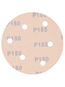 Disques abrasifs, 5 pouces, 6 trous, 100 MM, <span class=keywords><strong>60</strong></span> à 125 trous, en papier de verre or, pour métal et automobile, ATPRO, 600 pièces - Product Image 6