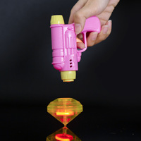 Nouveau jouet lumineux LED Gyro Gun 2025, jouet amusant pour enfants, cadeau pour enfants, jouet anti-stress, toupie rotative