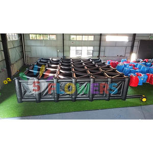 Maison gonflable de labyrinthe hantée gonflable noire de labyrinthe gonflable populaire d'Halloween pour des locations de partie - Product Image 4