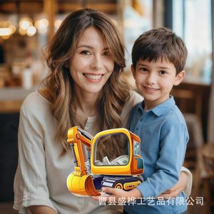 Hucha de madera con forma de coche, caja de dinero ecológica de 416g para niños, decoración de escritorio - Product Image 1