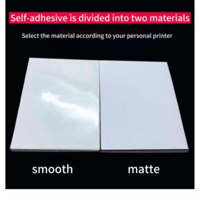 Papier autocollant vert clair mat à angle droit de taille A4, 4 pièces, étiquettes d'<span class=keywords><strong>adresse</strong></span> d'expédition à code-barres auto-adhésives, papier pour imprimante à jet d'encre - Product Image 4