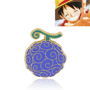 Spille Smaltate Anime <span class=keywords><strong>One</strong></span> Piece per Cappello Zaino Vestiti Spilla Luffy Frutto del Diavolo - Product Image 2